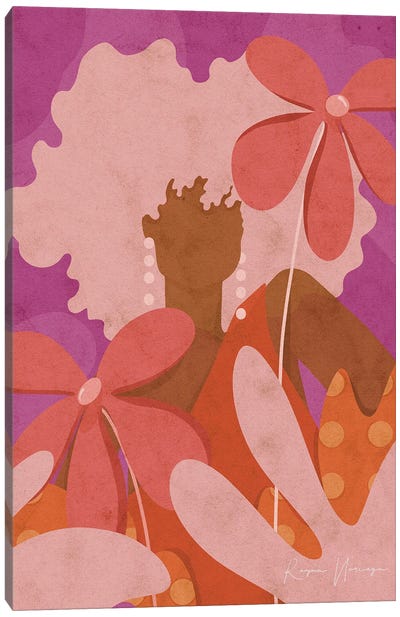 Flower Girl Canvas Art Print - Reyna Noriega