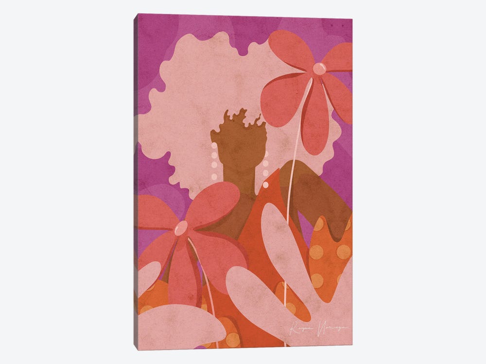 Flower Girl by Reyna Noriega 1-piece Canvas Art Print