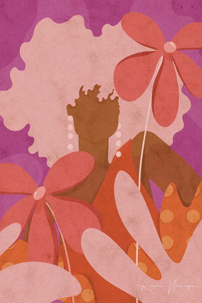 Tropical Décor: Flower Girl by Reyna Noriega