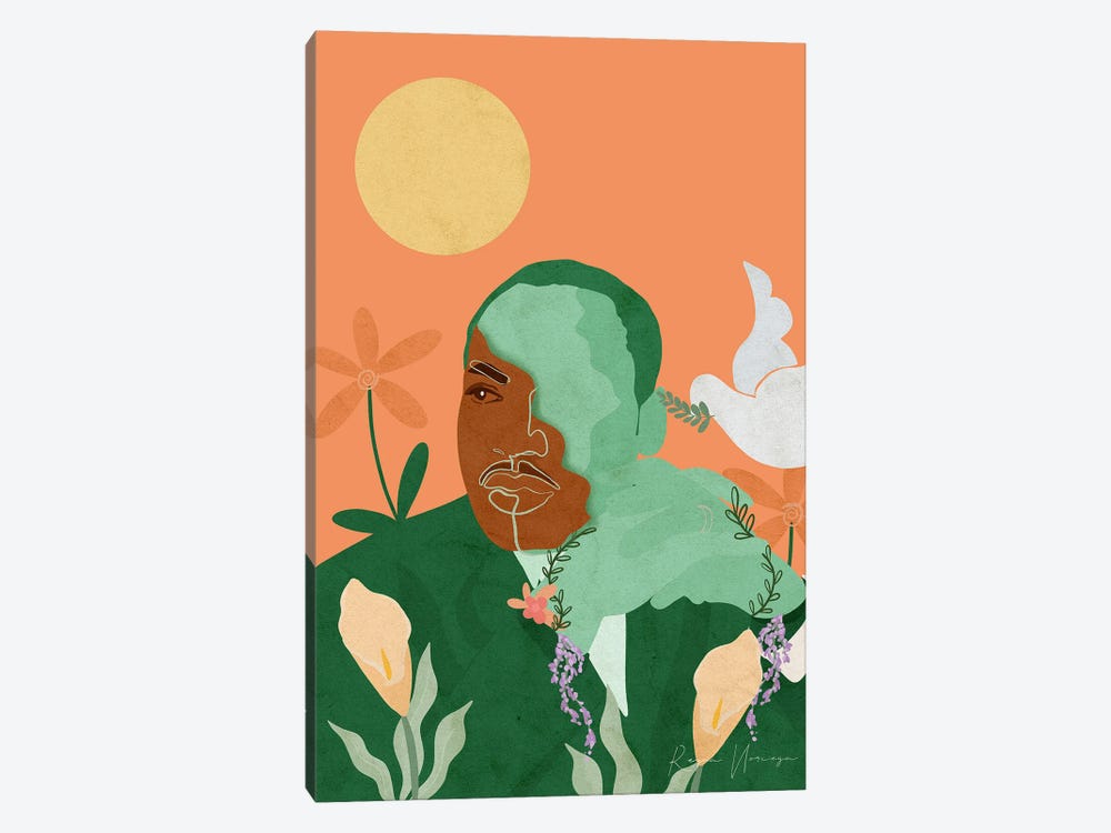 MLK by Reyna Noriega 1-piece Canvas Art Print