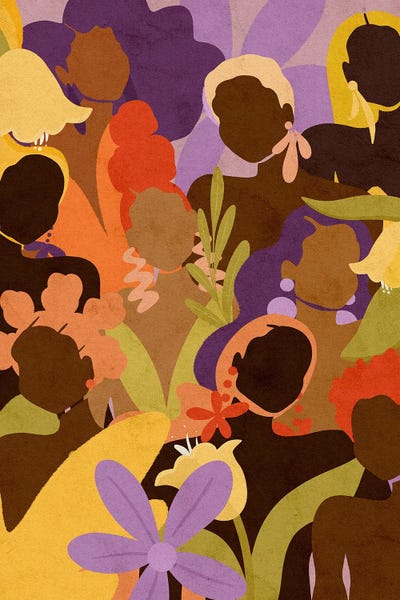 Tropical Living Room: Our Bloom by Reyna Noriega