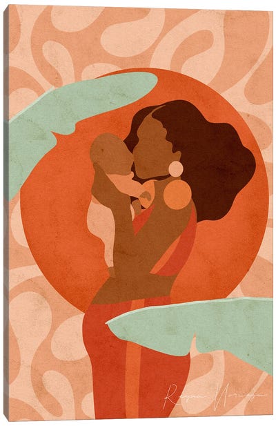 Postpartum Bliss Canvas Art Print - Reyna Noriega