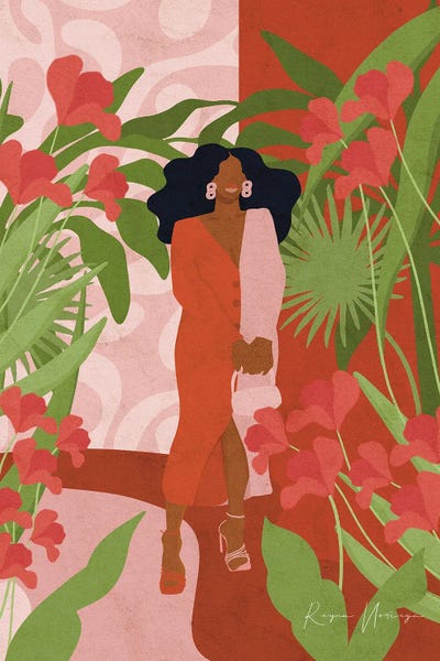 Tropical Living Room: Rosie by Reyna Noriega