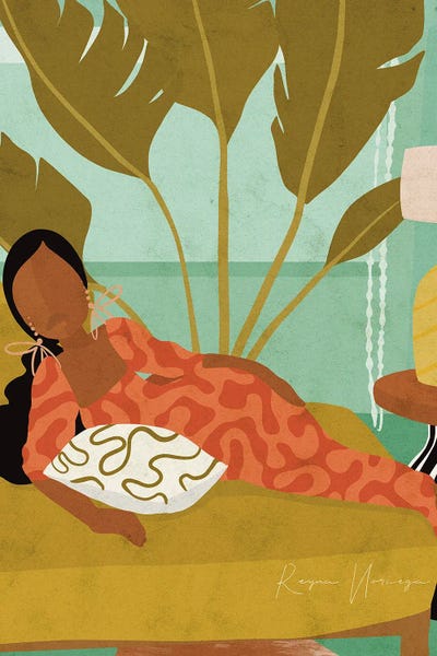 The Living Room by Reyna Noriega multi panel art