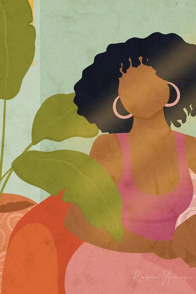 Tropical Living Room: Yeshi by Reyna Noriega