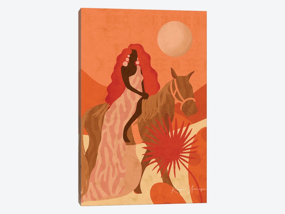Equestrian by Reyna Noriega 1-piece Canvas Art