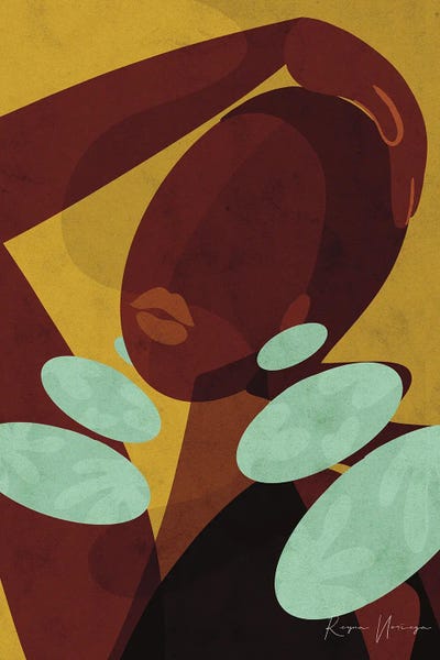 Large Modern Art - Canvas Prints: Head Held High by Reyna Noriega