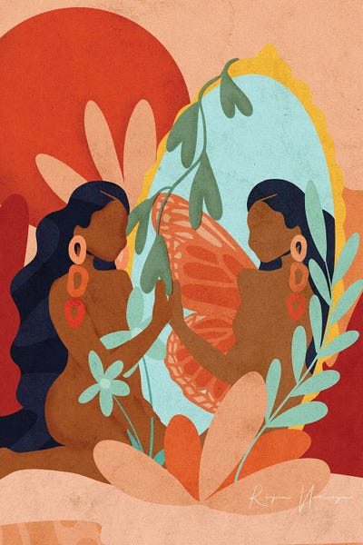 Tropical Leaves: Cocoon II by Reyna Noriega