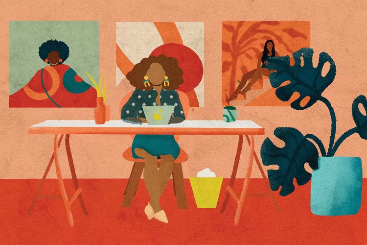Office by Reyna Noriega wall art