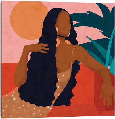 Taraji Canvas Art Print - Reyna Noriega
