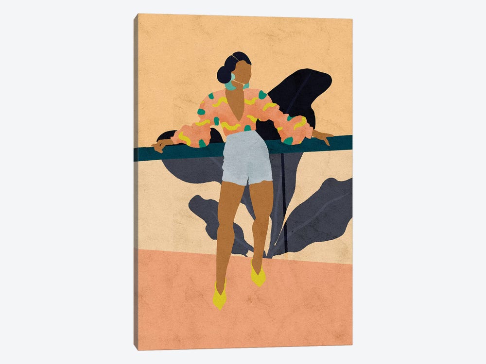 Julie by Reyna Noriega 1-piece Canvas Art Print