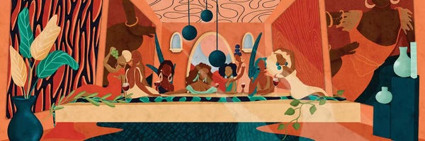 Bedroom: Last Supper by Reyna Noriega