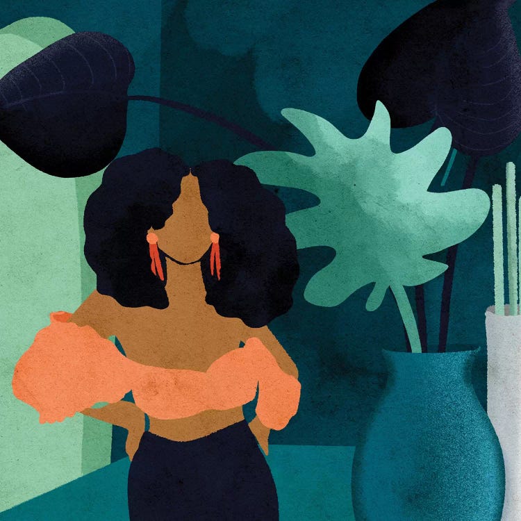 Reyna Square by Reyna Noriega wall art