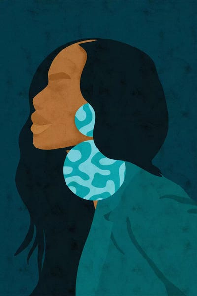 Large Minimalist Art - Canvas Prints: Cheryl by Reyna Noriega