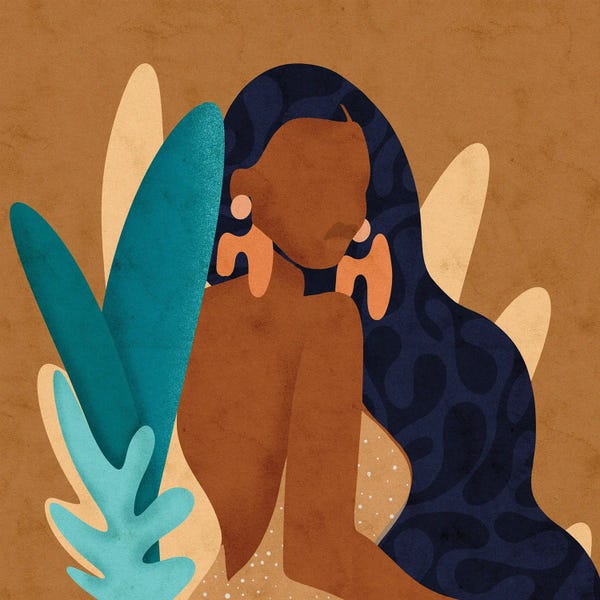 Digital Art: In Bloom Square by Reyna Noriega