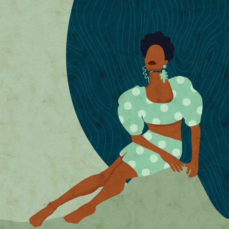 Ebonee Square by Reyna Noriega wall art