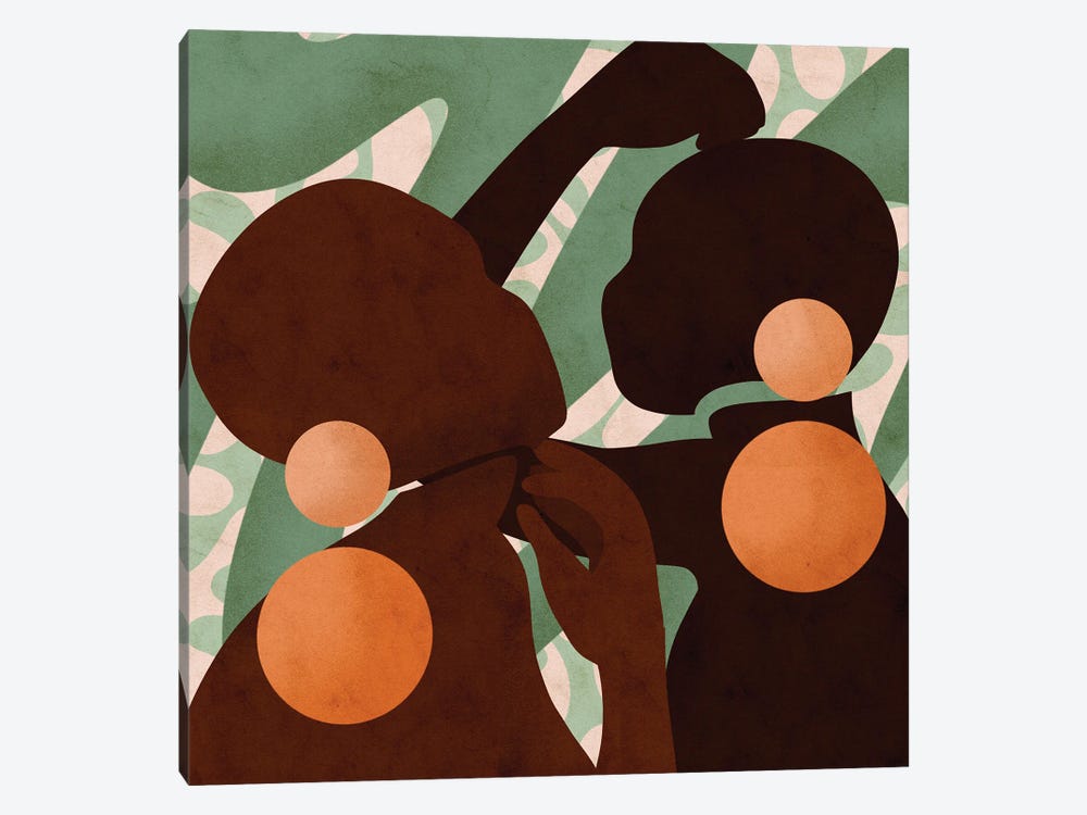 Duality Square by Reyna Noriega 1-piece Art Print