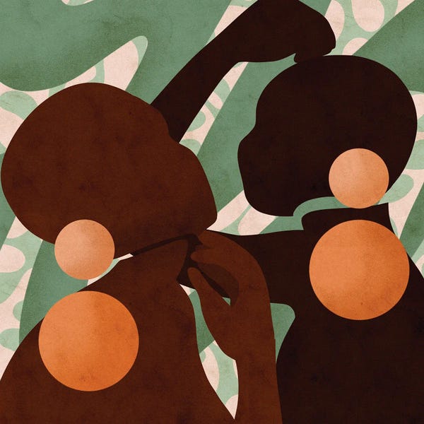 Digital Art: Duality Square by Reyna Noriega