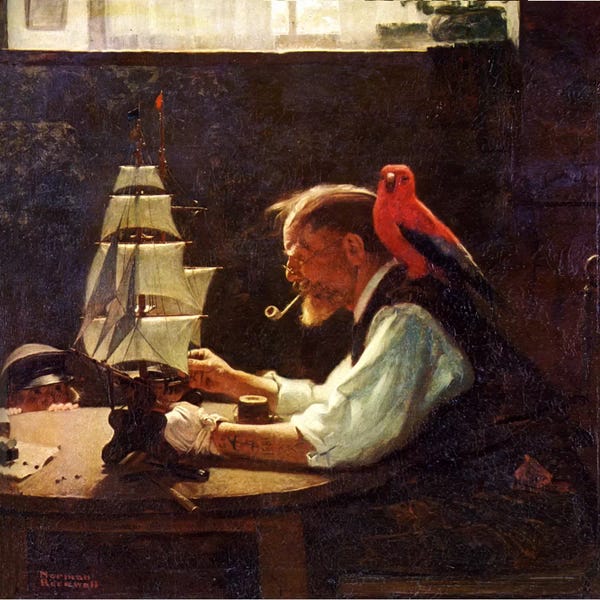 Norman Rockwell: For a Good Boy by Norman Rockwell