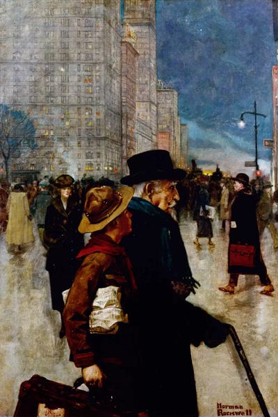 Norman Rockwell: The Daily Good Turn  by Norman Rockwell