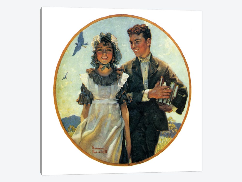 Vacation by Norman Rockwell 1-piece Art Print