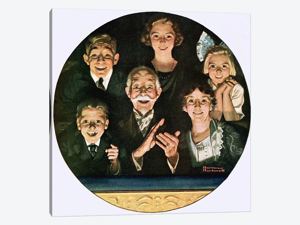 Topics of the Day by Norman Rockwell 1-piece Art Print