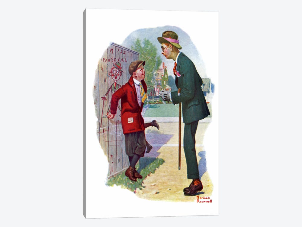 T'aint You by Norman Rockwell 1-piece Canvas Artwork