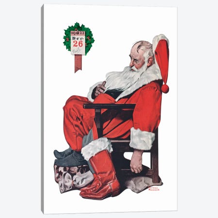 The Day after Christmas Canvas Print #NRL158} by Norman Rockwell Canvas Print