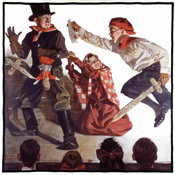 Norman Rockwell: School Play by Norman Rockwell