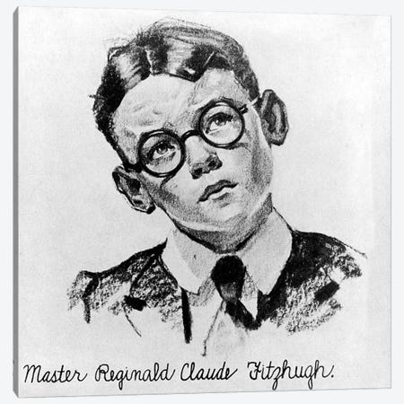 Cousin Reginald Characters: Master Reginald Claude Fitzhugh Canvas Print #NRL174} by Norman Rockwell Canvas Art