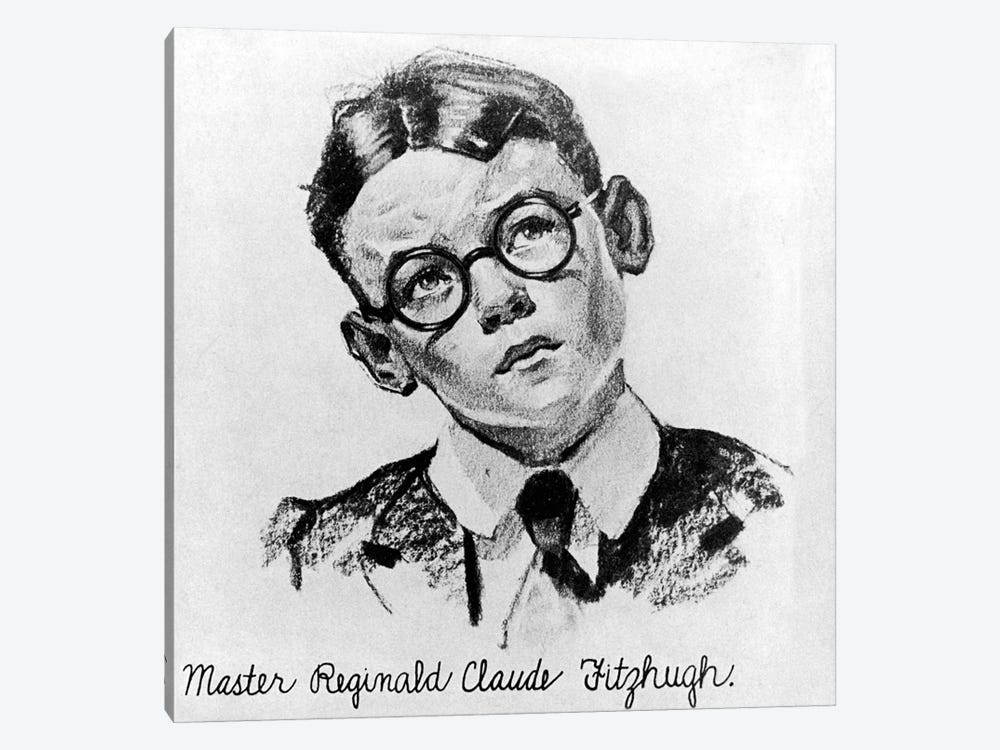 Cousin Reginald Characters: Master Reginald Claude Fitzhugh by Norman Rockwell 1-piece Art Print