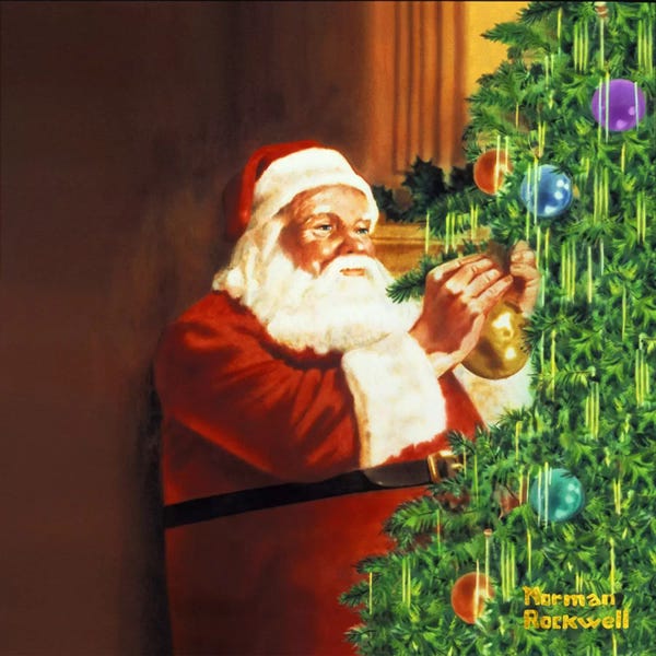 Norman Rockwell: Holiday Greeting by Norman Rockwell