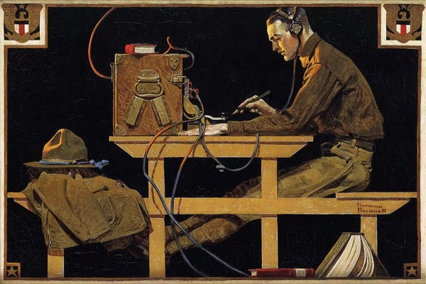 Norman Rockwell: The U.S. Army Teaches Trades by Norman Rockwell