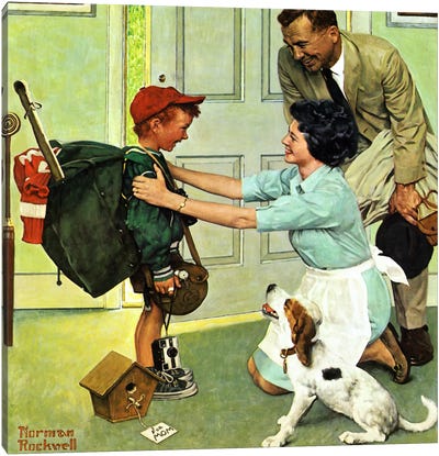 Home from Camp Canvas Art Print