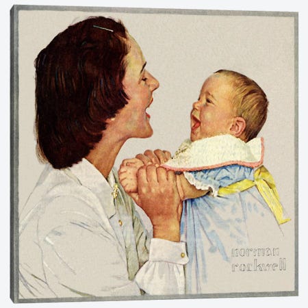 Harmony Canvas Print #NRL213} by Norman Rockwell Canvas Artwork