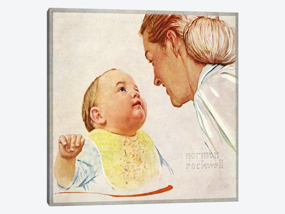Gratitude by Norman Rockwell 1-piece Canvas Art Print