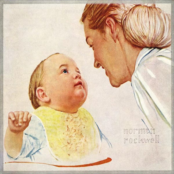 Norman Rockwell: Gratitude by Norman Rockwell