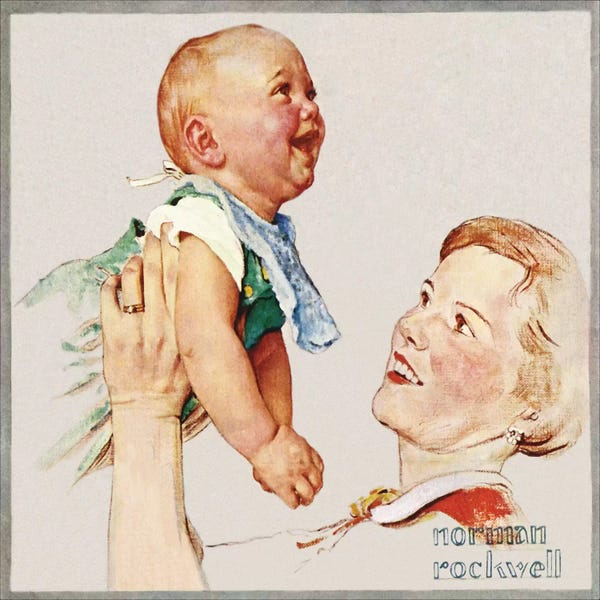 Norman Rockwell: Delight by Norman Rockwell