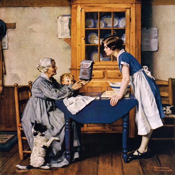 Norman Rockwell: Market Day Special by Norman Rockwell