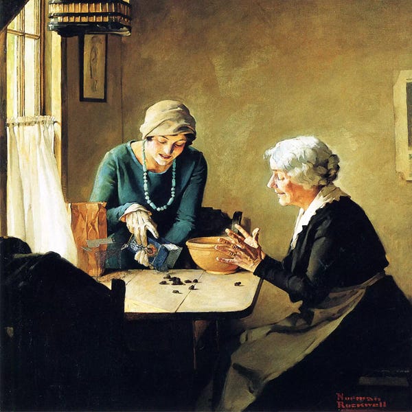 Norman Rockwell: Fruit of the Vine by Norman Rockwell