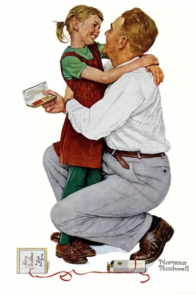 Norman Rockwell: She Gave Me a Parker 61 by Norman Rockwell