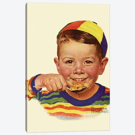 Beanie  Canvas Print #NRL284} by Norman Rockwell Canvas Art