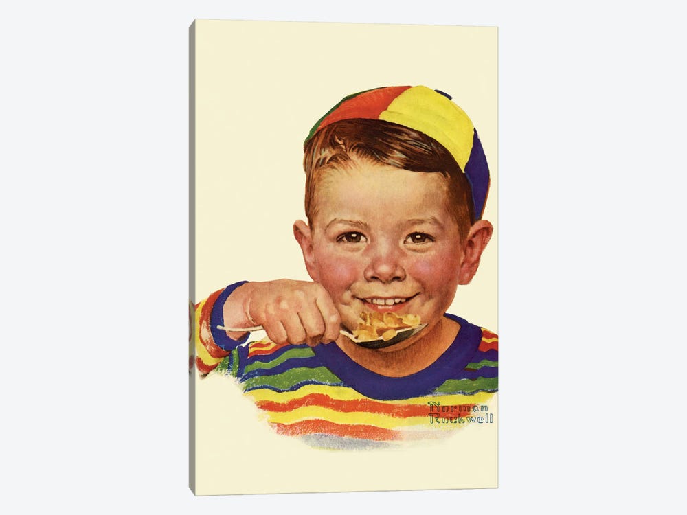 Beanie  by Norman Rockwell 1-piece Canvas Art