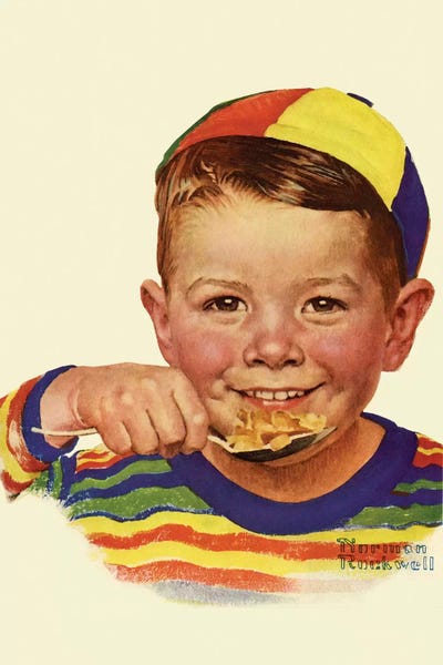 Norman Rockwell: Beanie  by Norman Rockwell