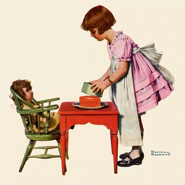 Norman Rockwell: "See How Easy It Is" by Norman Rockwell