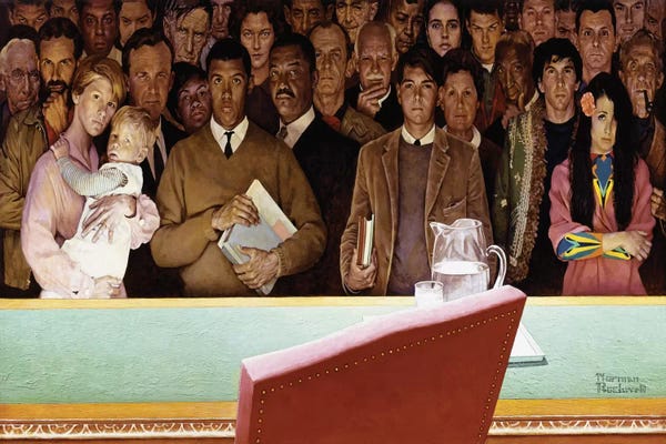 Norman Rockwell: The Right to Know by Norman Rockwell