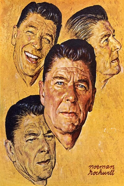 Celebrities: What About Reagan? by Norman Rockwell