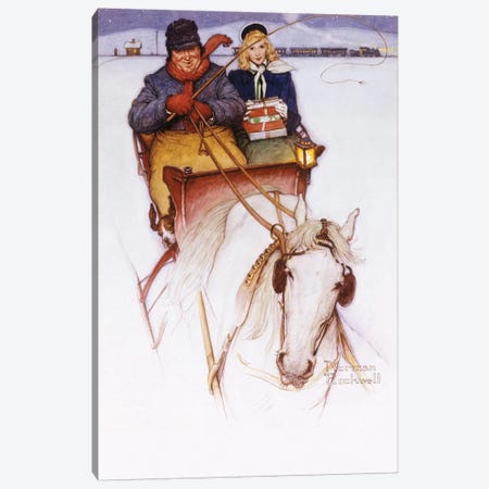 Homecoming Canvas Print #NRL302} by Norman Rockwell Canvas Artwork