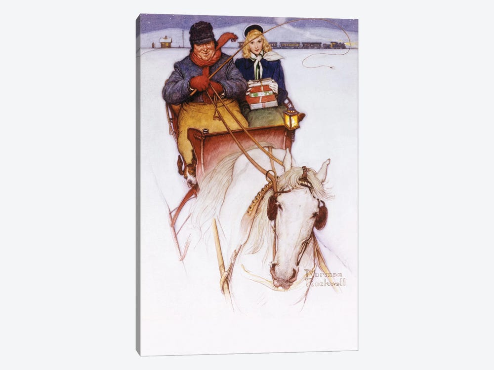 Homecoming by Norman Rockwell 1-piece Canvas Print