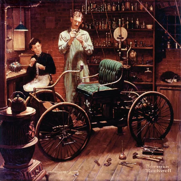 Norman Rockwell: The Revolution that Started in a Shed at Night by Norman Rockwell
